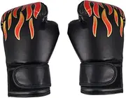 Abaodam Enhanced Protection ing Gloves for Adults Durable Sparring Mitts with Shock Absorption for Safe Training Stylish Design Flame for Karate and ing Enthusiasts