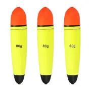 2.8oz Fishing Slip Bobbers, 3 Pack EVA Fishing Float, Yellow