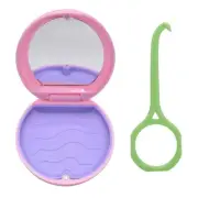 Dental Teeth Braces Retainer Storage Cases Box Mirror and Remover Extractor Tool