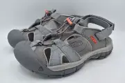 Keen Womens Size 10.5 Ravine H2 Steel Grey Coral Sport Sandals Shoes