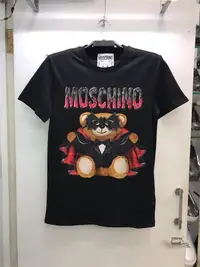 在飛比找Yahoo!奇摩拍賣優惠-Moschino Couture 黑白兩色 吸血鬼 小熊 圖