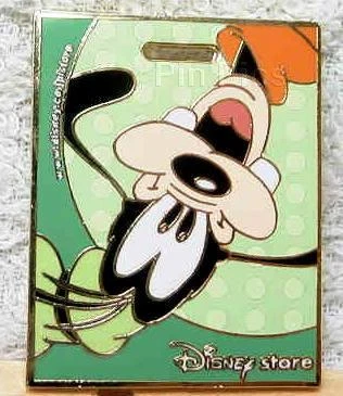 Disney JDS 10th Anniversary Memories #5 Goofy Upside Down On Shopping Bag Pin