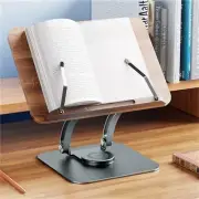 Foldable Reading Stand Adjustables Wood Holder for Laptops ＆ Tablets