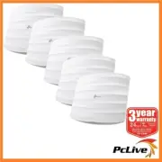 TP-Link EAP245 5 Pack AC1750 Wireless MU-MIMO Gigabit Ceiling Mount Access Point