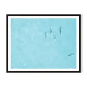 Break Away Framed Printed Wall Art - Black
