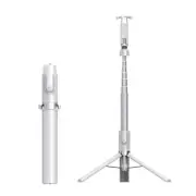 Catzon AB403 Wireless Bluetooth Selfie Stick 360 Degree Rotatable Foldable Selfie Stick Multifunctional Mobile Phone Tripod-White