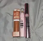Elf Liquid Blush, Revolution Bright Light Highlighter & Bronzer Stick Bundle...