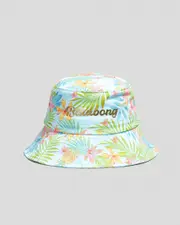 [Billabong] Billabong Girls' Cb In Da Jungle Bucket Hat in Blue Glow Size Small/Medium S/M Blue Glow