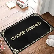 Welcome Door Mats for Outside Entry Camp Squad Doormat Doormat Funny Absorbent Door Mat Indoor (Color : Colour, Size : 40X60CM)