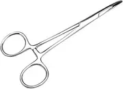 Ears Grooming Kit Tweezers, Clean Ear Canal Stainless Steel Ear Hair Tweezers, Curved Tip Cleaning Clamp Pet Dog Trimmer Accessories Pet Grooming Scissors, for Dogs and Cats for(Big)