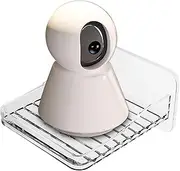 Floating Monitor Holder Shelf | Floating Holder Bracket Camera Wall Mounted Holder Shelf,Security Storage Stand Clear No Drilling Wall Shelf for Camera & Speaker