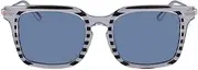 [Calvin Klein] Sunglasses CK 18702 S 972 CRYSTAL/STRIPES