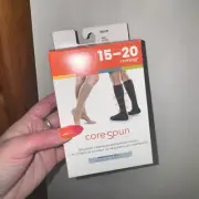 Core-Spun By Therafirm Gradient Compression Support Socks 15-20 mmHg Medium