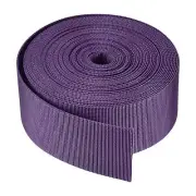 Flat Nylon Webbing Strap 2 Inch 10 Yards Dark Purple for Backpack, Luggage-rack