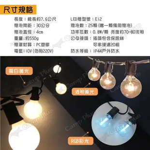 【悠遊戶外】G40愛迪生串燈 LED燈串 (贈備用燈泡) (8.5折)
