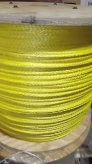 5/16" (8mm) x 150' HMPE Winch Line, Synthetic Rigging Rope, 12-Strand Braid, USA