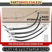 4Pcs Front & Rear Brake Hydraulic Hose for Lexus GS300 GS450H RC200T RC300 RC350 (for: Lexus)
