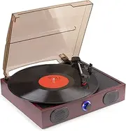 Fenton RP105 Record Player Vinyl Turn Table with Built in Speakers USB to MP3 Portable Briefcase Vintage Retro