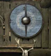 Ready Wooden Shield Viking Shield LARP Viking Medieval Battle Handmade Gift