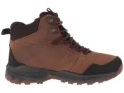 Merrell Z37118 Mens Tan Leather Mid Waterproof Hiking Boots Size 8.5M