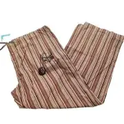Vintage Paul Frank Pajama Pants, Motorcycle, Brown, Mens, Small