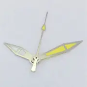 Yellow Lume Silver Trim Watch Hands 3 Hands for Asian Movement 8215/2813/8205