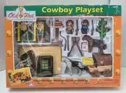Old West Play Set Cowboy Playset Posable