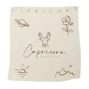 EcoNaps Muslin Swaddle - Zodiac - Capricorn