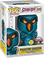 Funko PoP! Scooby Doo - Phantom Shadow Glow in The Dark Vinyl Figure, 3.75-Inch Height