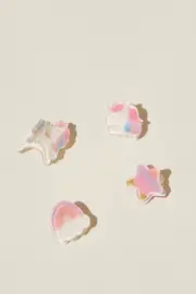 [Cotton On Kids] Cotton On Kids - Claudette Claw Clips - Sparkle pegusus SOLID SPARKLE PEGUSUS