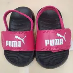 PUMA 兒童拖鞋 37386218 玫紅色 680