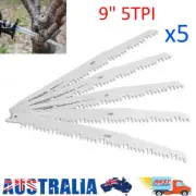 5pcs 240mm/9.5'' Reciprocating Saw Blades Wood Timber Tree PRUNING ROOT Cutting