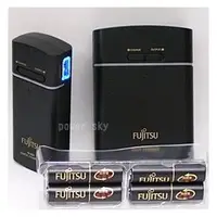 在飛比找PChome商店街優惠-FUJITSU富士通智慧型2用行動電源10000mAh(可更