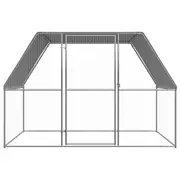 Andala Pets Chicken Cage Silver and Grey 3x2x2 m