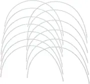 KOCKSHION 50 Pairs Wire Underwire Replacement Durable Support Rings for Womens Bras Compatible with Various Styles Essential Accessory