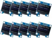 10PCS 0.96" OLED Module 12864 128x64 Display 10PCS, Blue and Yellow