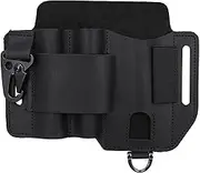 EDCs Tool Holster, Leather EDCs Organiser Belt Bag | Cowhide EDCs Sheath Holder Holster Multifunctional Leather Bag