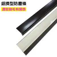 在飛比找PChome24h購物優惠-DO110 長110cm 軟毛刷鋁擠型門縫條 門底縫擋條 門