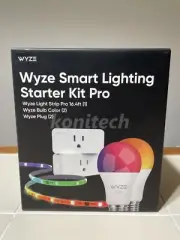Wyze Smart Lighting Starter Kit Pro - 1xLight Strip 2xBulbs 2xSmart Plugs