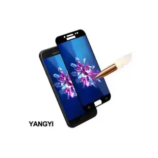 YANGYI揚邑 Samsung Galaxy J7 Pro 5.5吋 滿版鋼化玻璃膜弧邊防爆保護貼 Samsung Galaxy J7 Pro