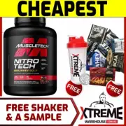 MUSCLETECH NITROTECH 100% WHEY GOLD 5LB VANILLA // PROTEIN POWDER WPI ISOLATE*