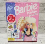 Barbie Design Studio IBM/Tandy 1991 Hi-Tech Expressions VINTAGE Fun & Great