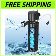 Advanced Aquarium Filter 400 GPH with UV Light - Ideal for Turtle and Fish Tanks