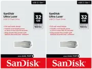 2x SanDisk Ultra Luxe 32GB USB 3.1 SDCZ74 150MB/s Flash Pen Drive SDCZ74-032G