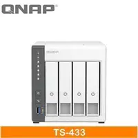 在飛比找蝦皮購物優惠-QNAP TS - 433 - 4G 網路儲存伺服器 ★搭載