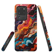 For Samsung Galaxy S20 Ultra Tough Protective Cover, Waves Of The Sun