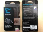 SAMSUNG S-View Flip Cover Case With Kickstand for Samsung Galaxy Note 7 Black