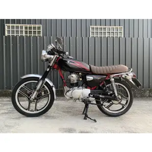 2007年 SYM 野狼 紅骨狼 150cc 國際檔 超低使用里程 高雄 岡山 二手 中古機車 可協辦低利分期