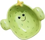 BIUDECO Cactus Cartoon Ceramic Dipping Sauce Bowl Side Dish for Condiments Stylish and Playful Design for Appetizers and Sauces Unique Kitchen Decor