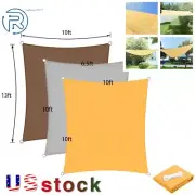 6.5*10ft Sun Shade Sail Canopy Rectangle Sunshade For Backyard Deck Outdoor